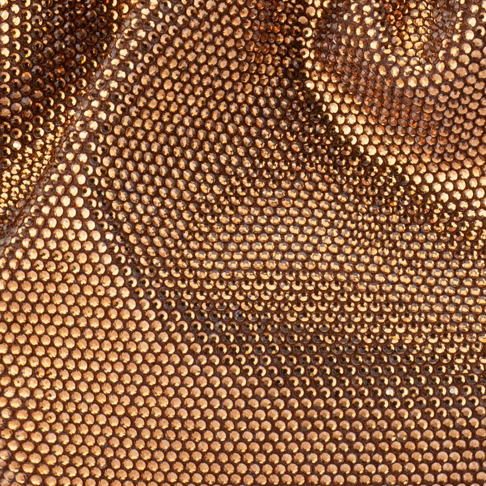 Olga Berg Mabel Crystal Top Handle Bag - Copper
