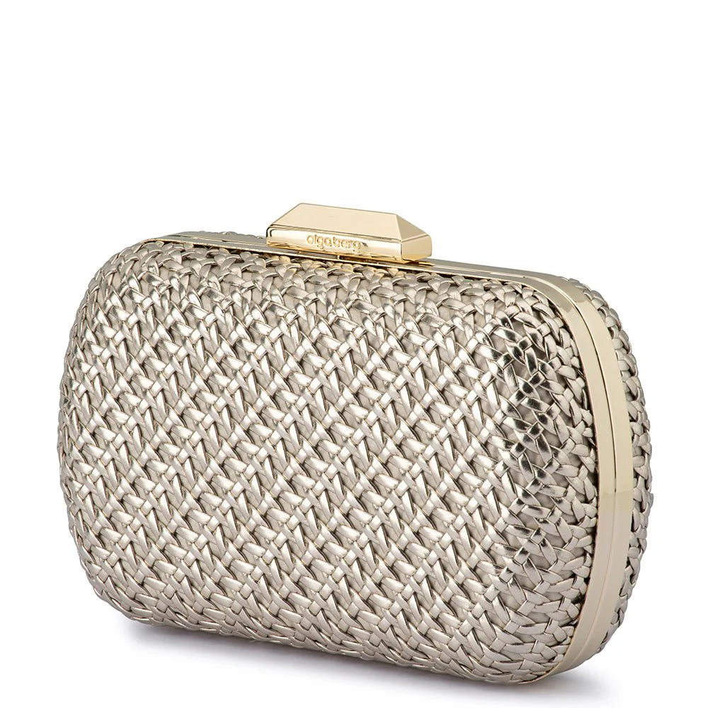 Olga Berg MALI Textured Clutch - Gold