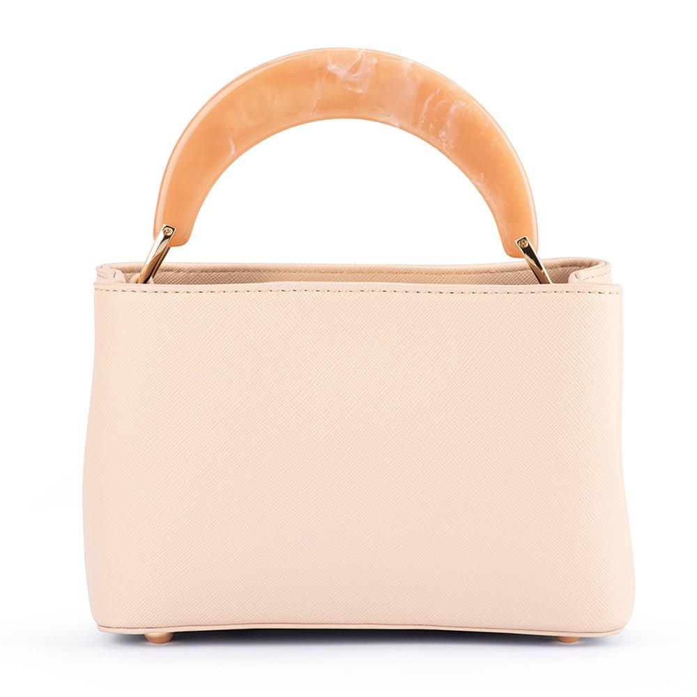 Olga Berg Olivia Top Handle Bag - Natural