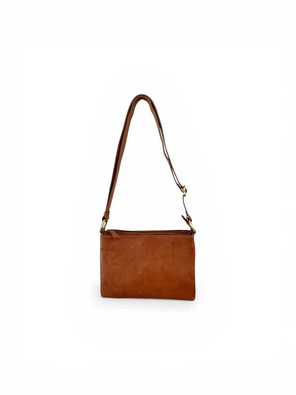Cosgrove & Co Sam Petite Travel Crossbody - Tobacco