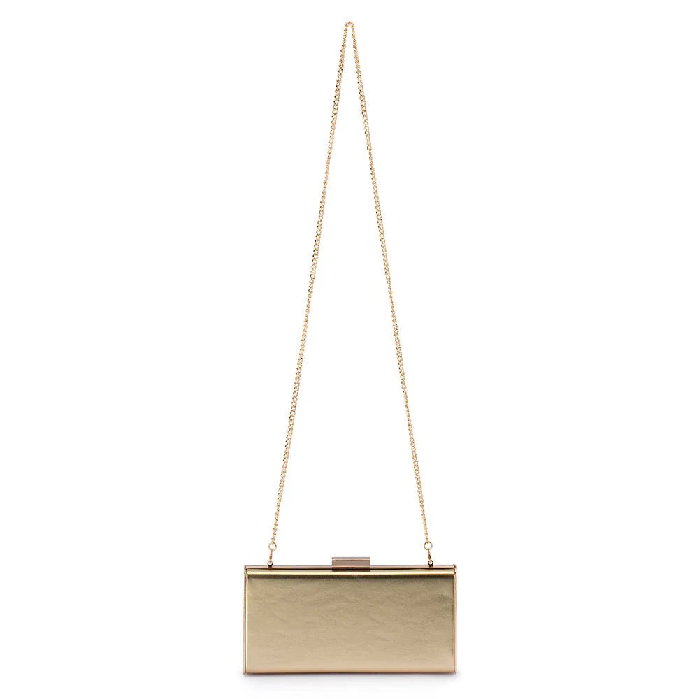 Olga Berg SAMANTHA Slimline Clutch - Gold