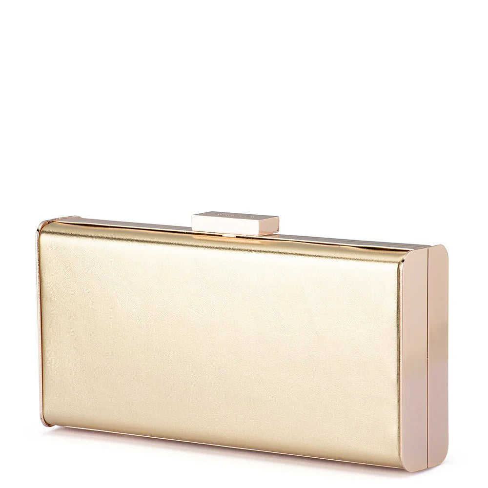 Olga Berg SAMANTHA Slimline Clutch - Gold