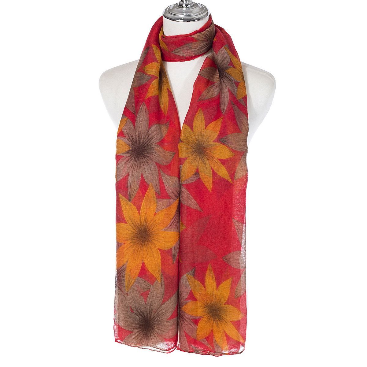 Ivys Bold Bloom Print Scarf