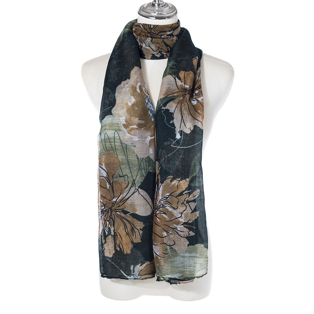 Ivys Dream Garden Floral Scarf