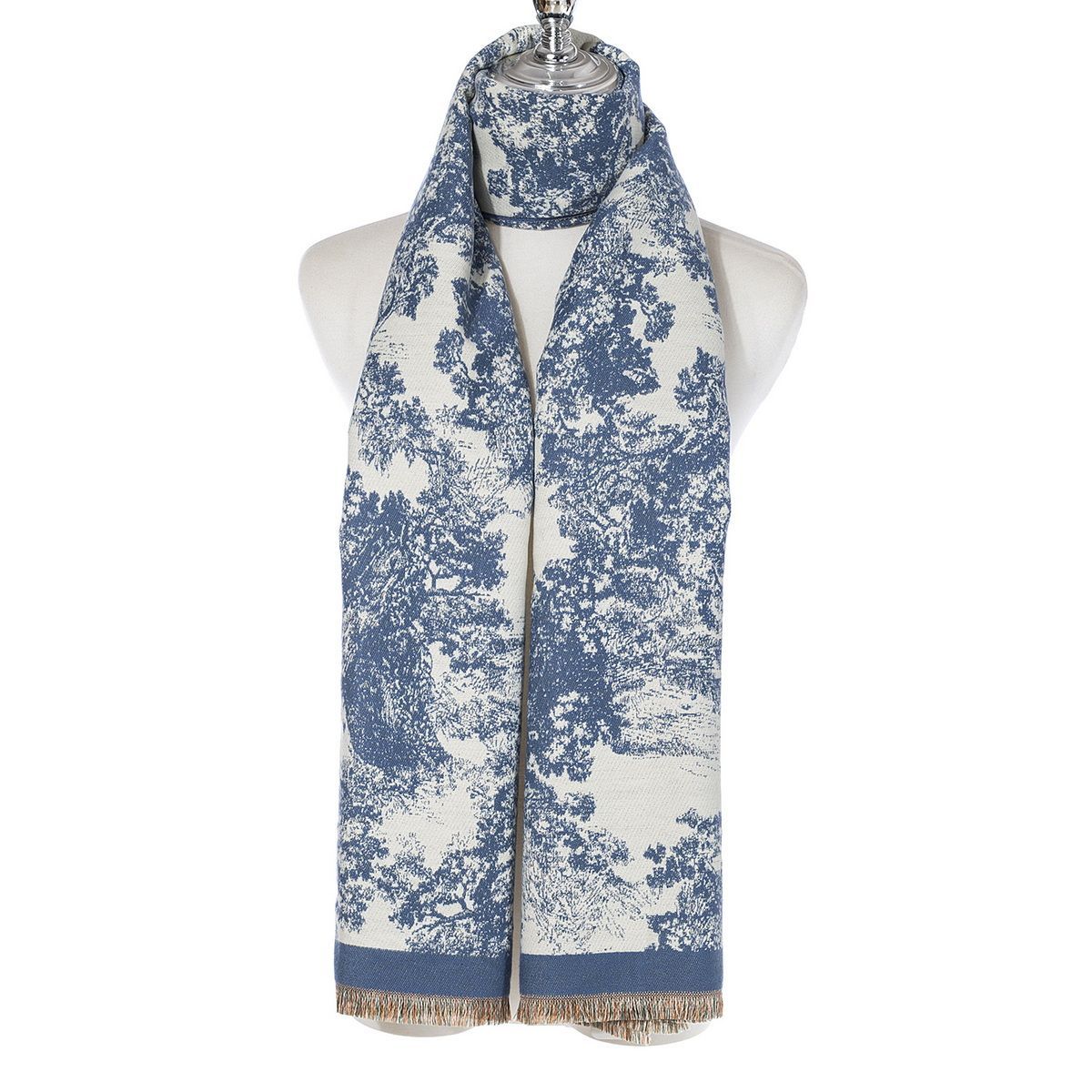Ivys Forest Sketch Reversible Scarf