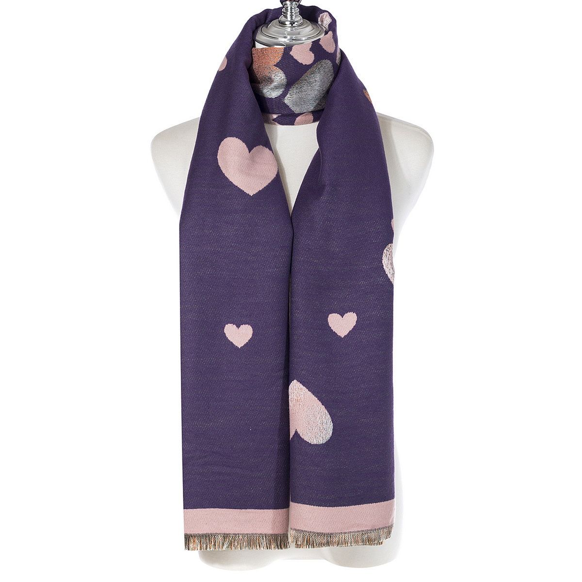 Ivys Falling Hearts Scarf