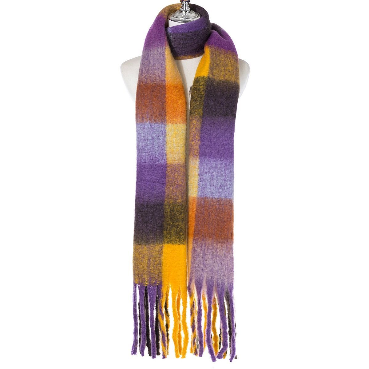 Ivys Highland Glow Check Scarf