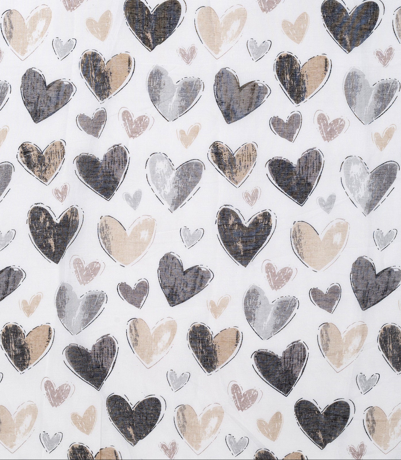 Ivys Watercolour Heart Scarf