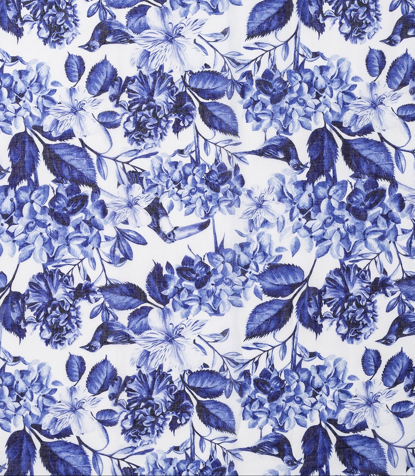 Ivys Blue Hydrangea Garden Scarf
