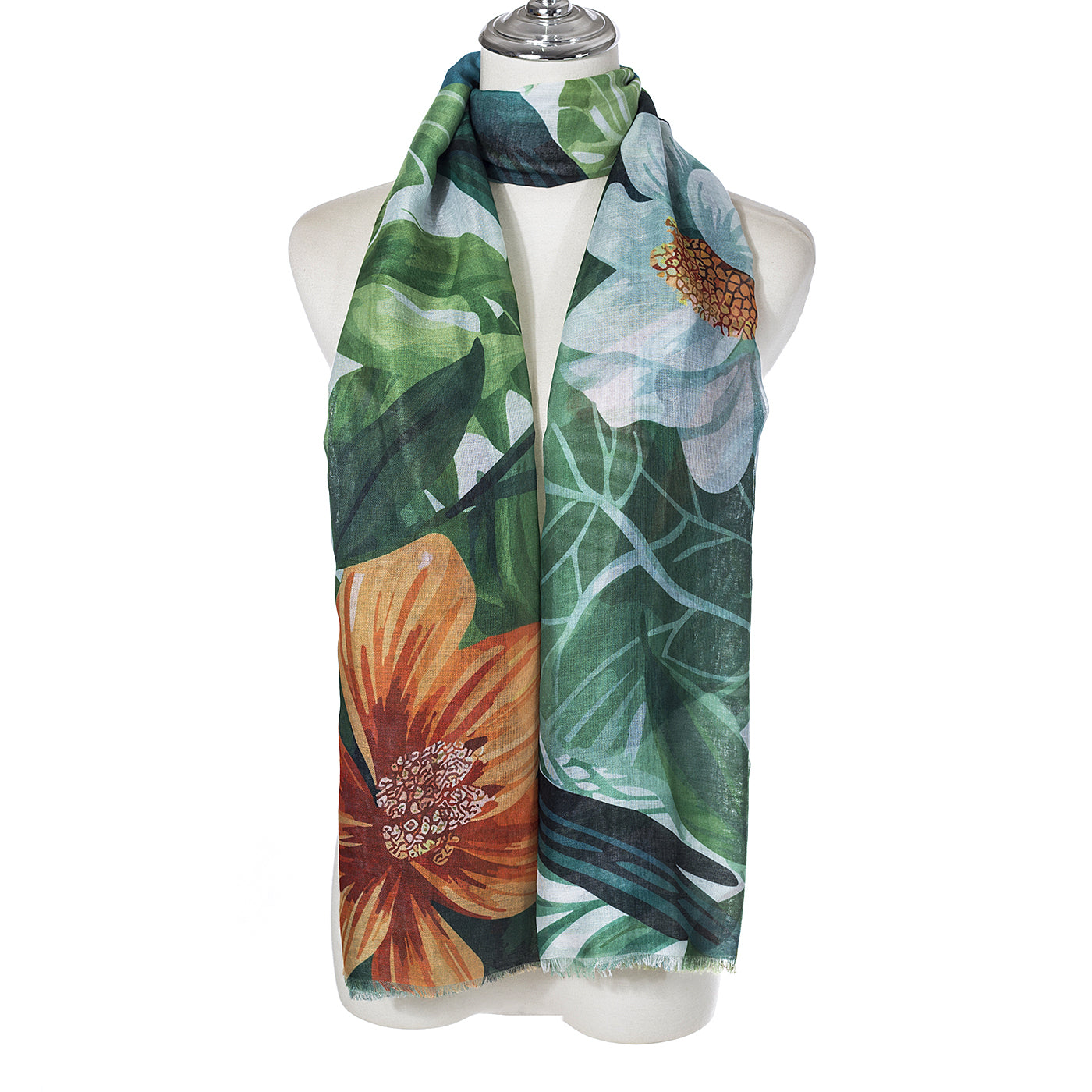 Ivys Tropical Paradise Bird Scarf