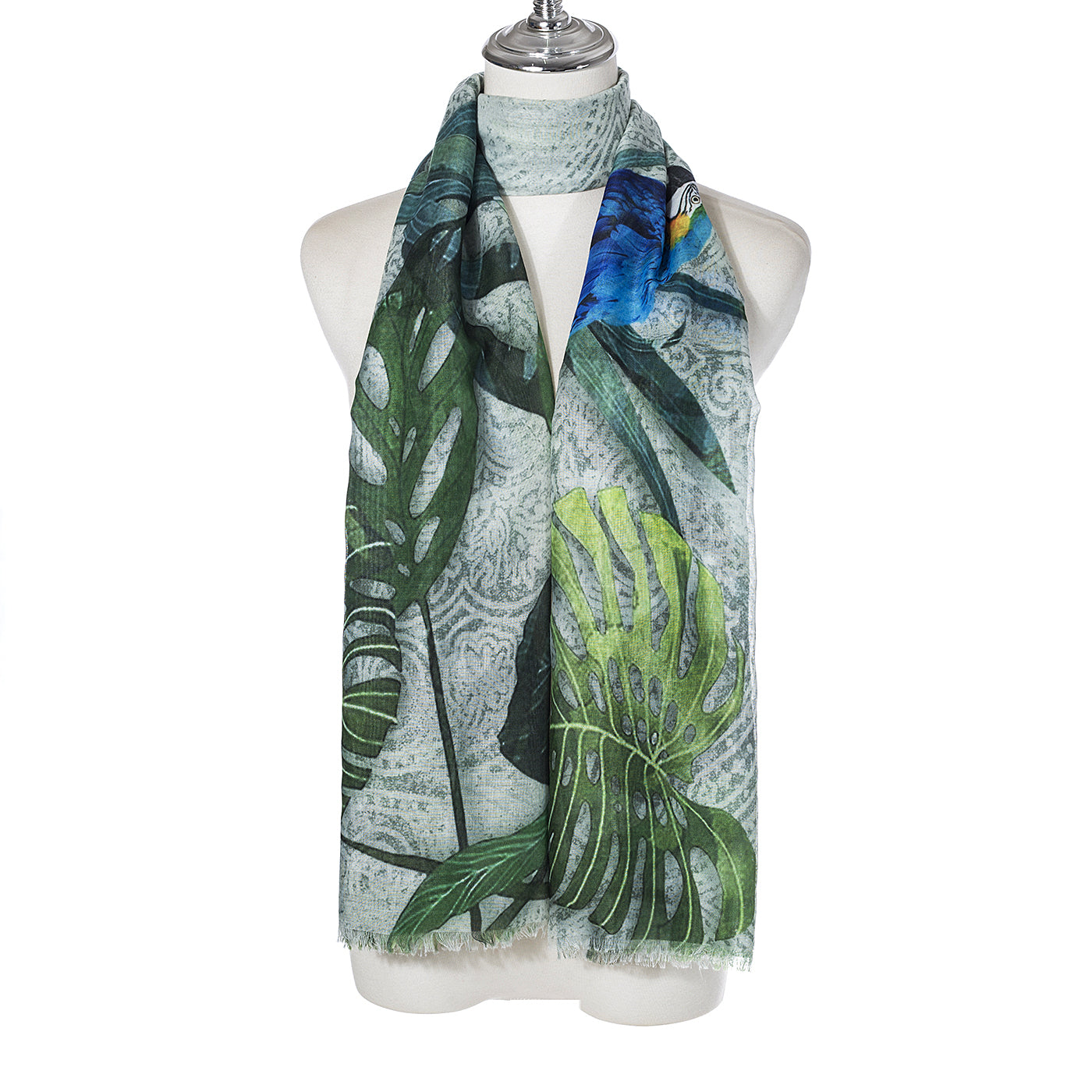 Ivys Tropical Leaf Scarf