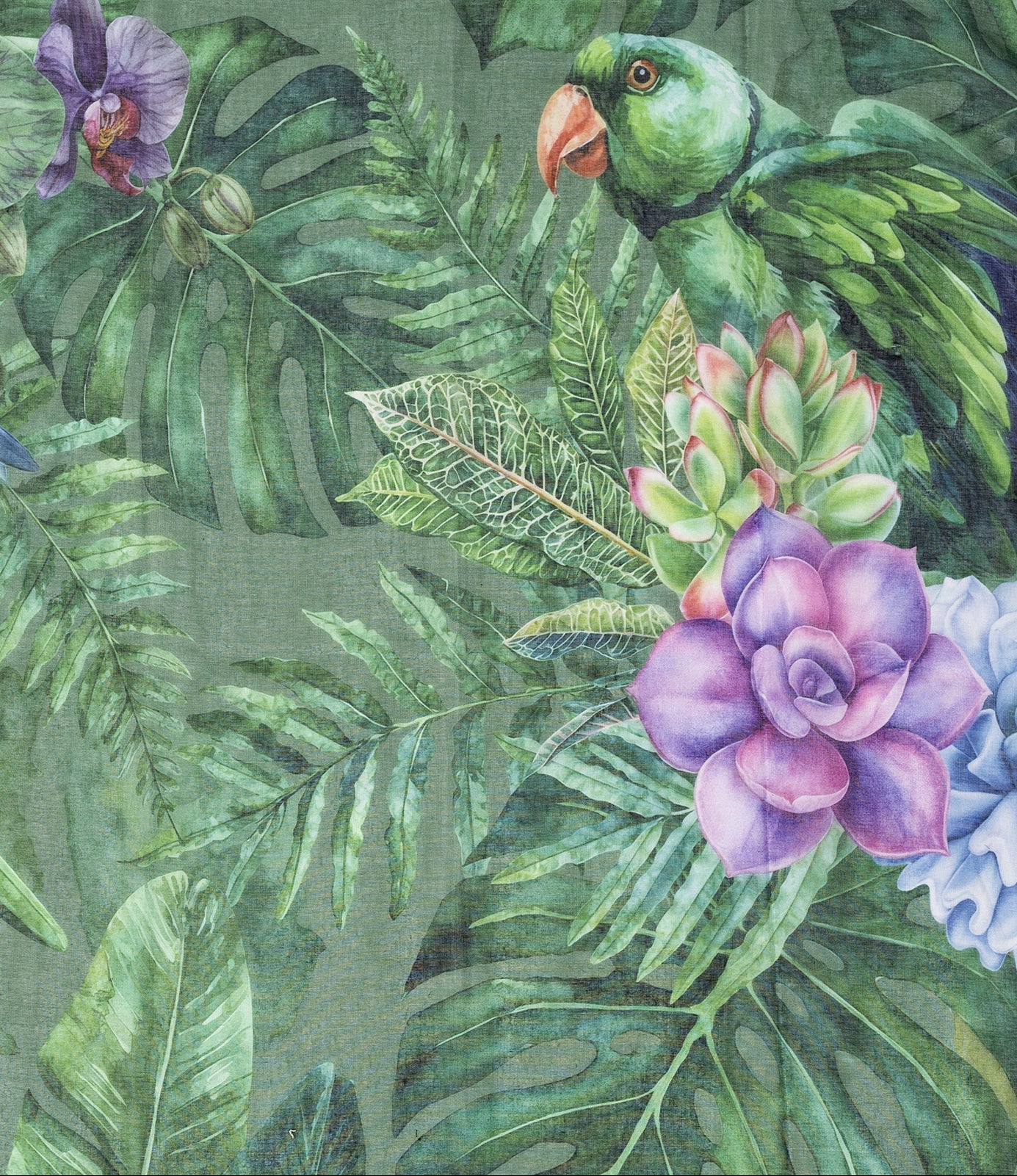 Ivys Tropical Paradise Bird Scarf
