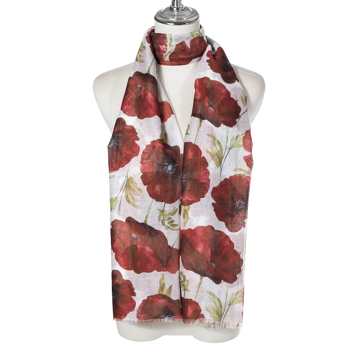 Ivys Poppy Bloom Scarf