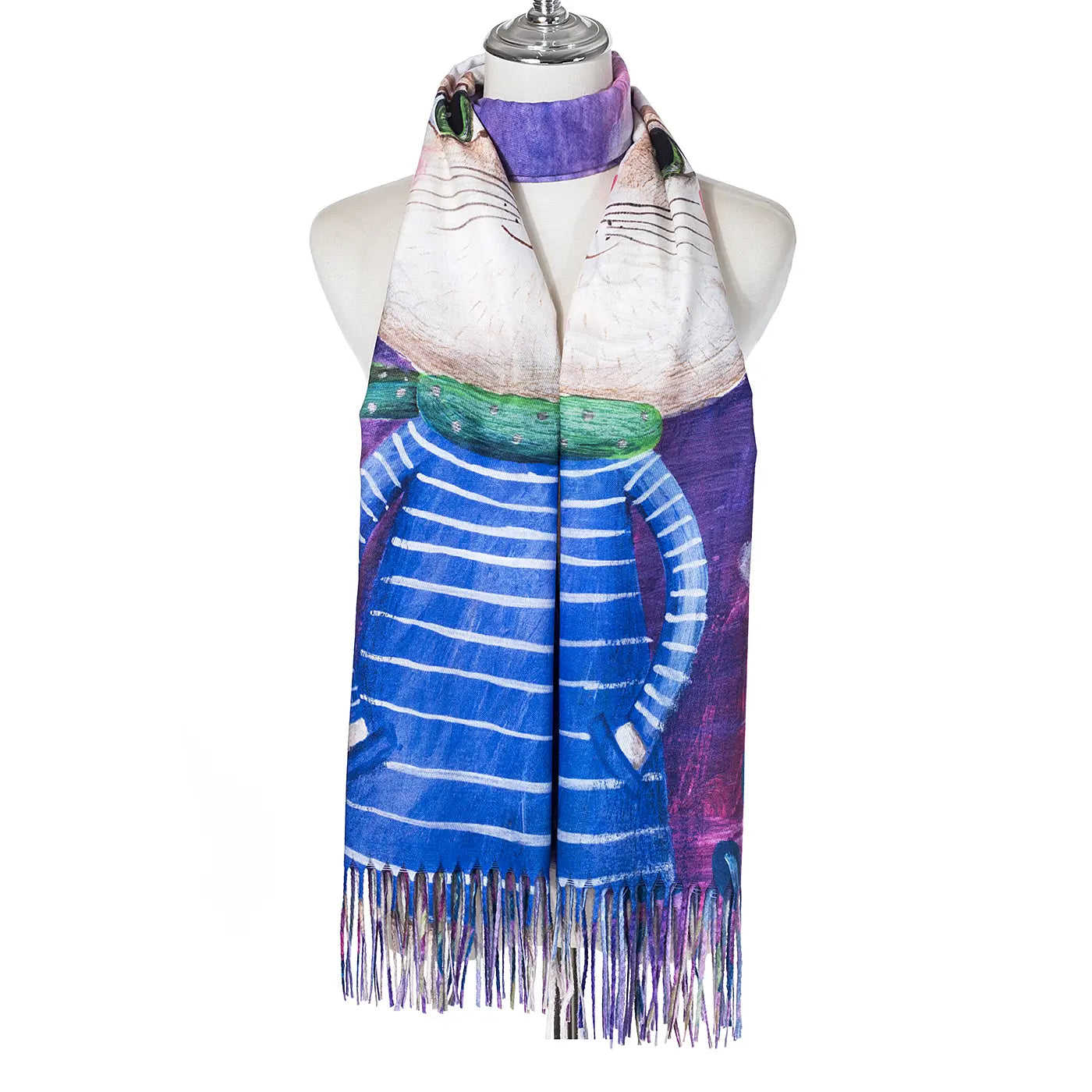 Ivys Whimsical Cat Scarf