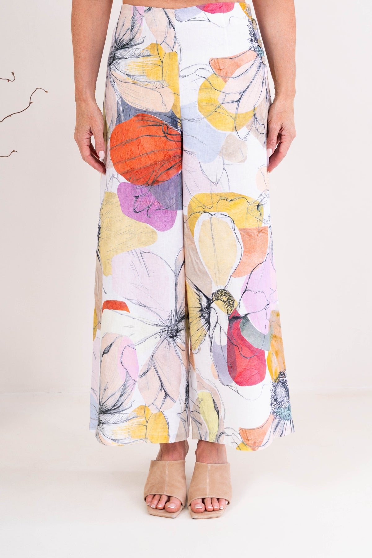 See Saw Palazzo Pant - Petal Drift Print