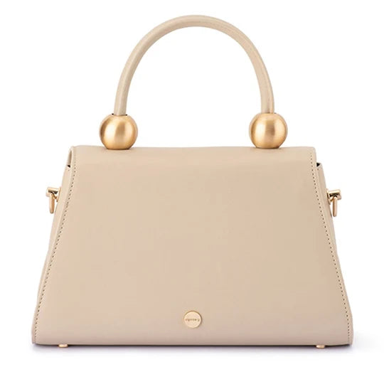 Olga Berg SIREN Top Handle Bag - Natural