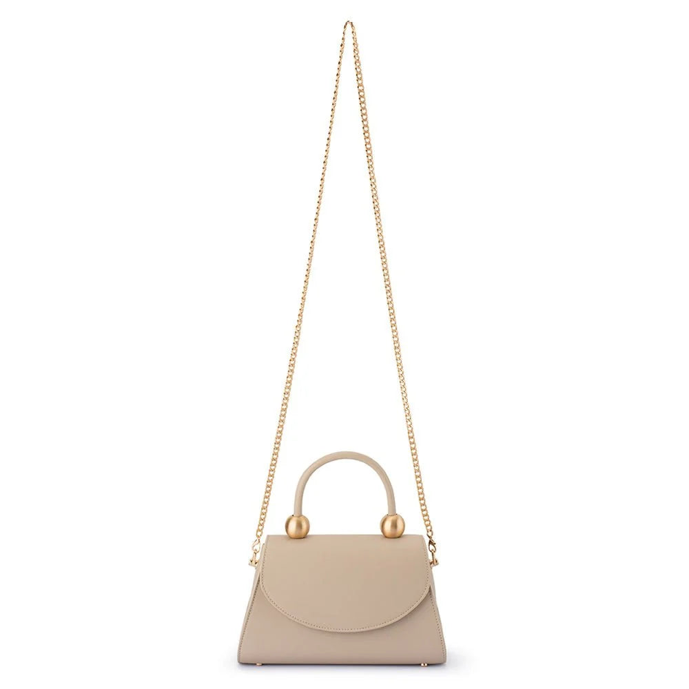Olga Berg SIREN Top Handle Bag - Natural