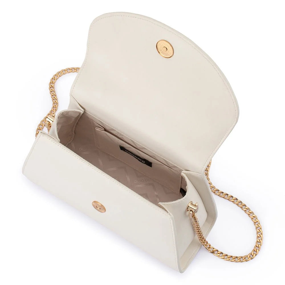 Olga Berg SIREN Top Handle Bag - White