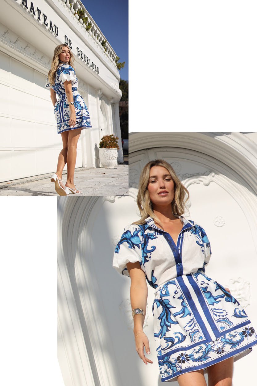 Mia Milani Zanya Skirt - Sapphire
