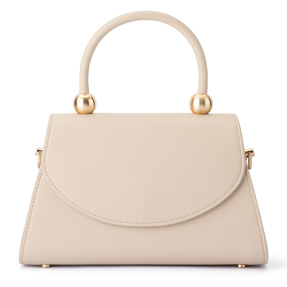 Olga Berg SIREN Top Handle Bag - Natural