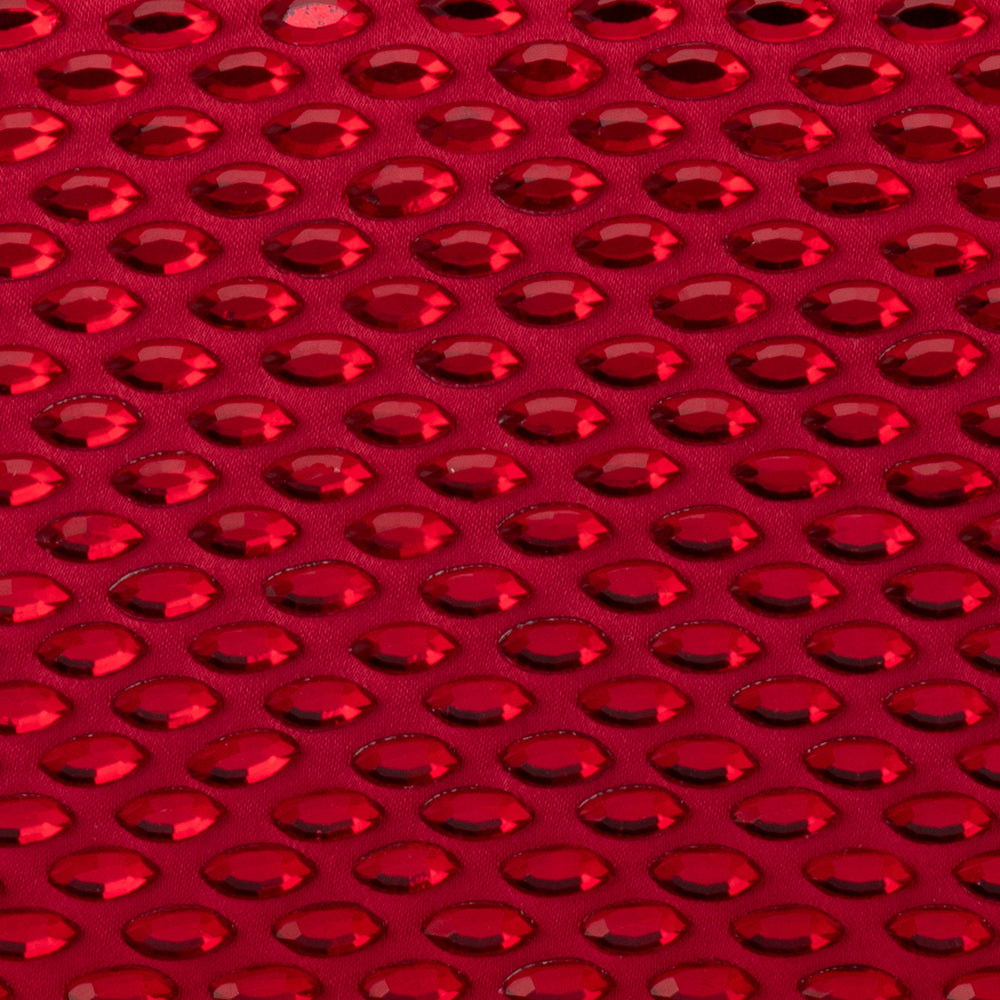 Olga Berg Brooks Hotfix Clutch - Burgundy