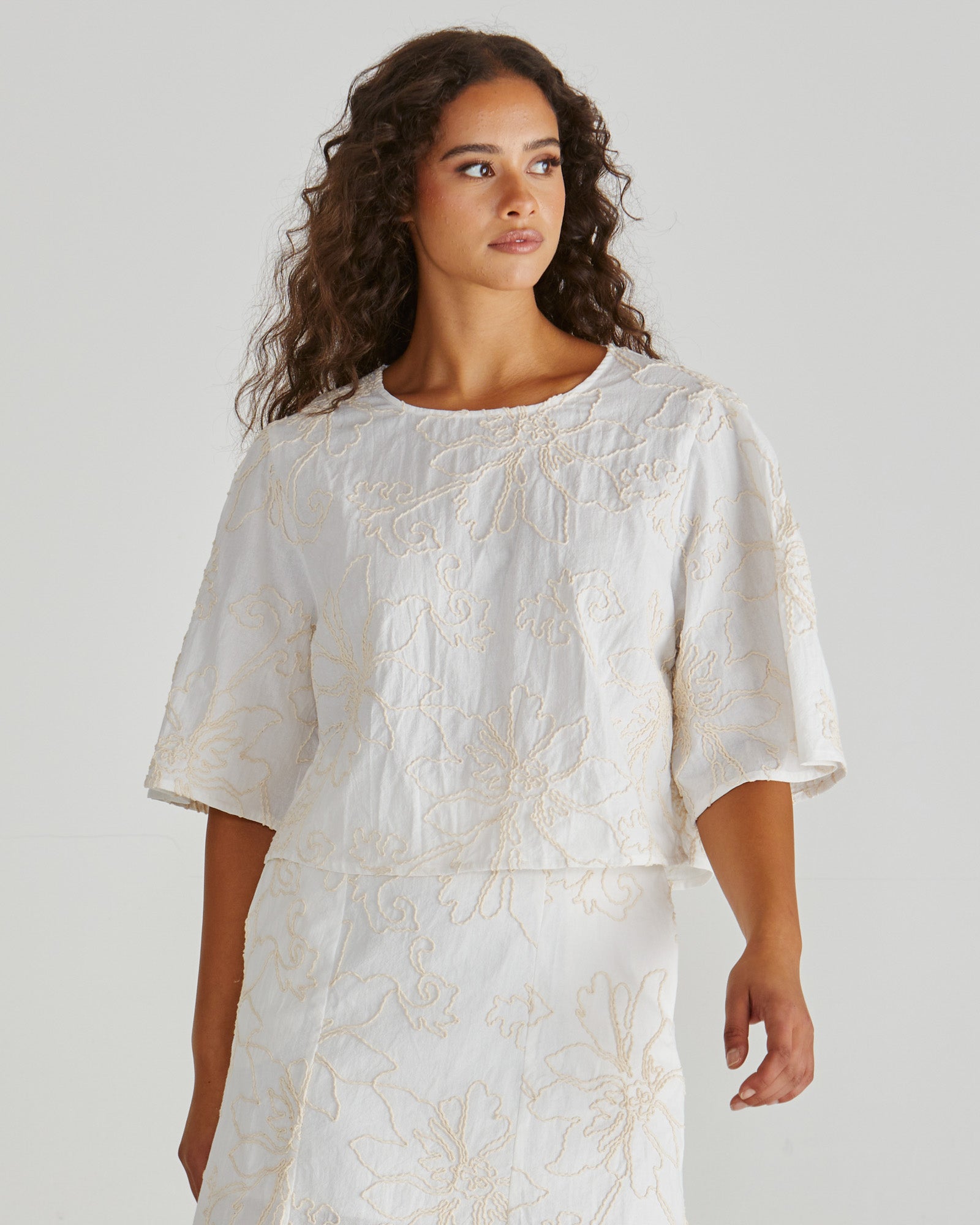 Sass Shay Top - Cream