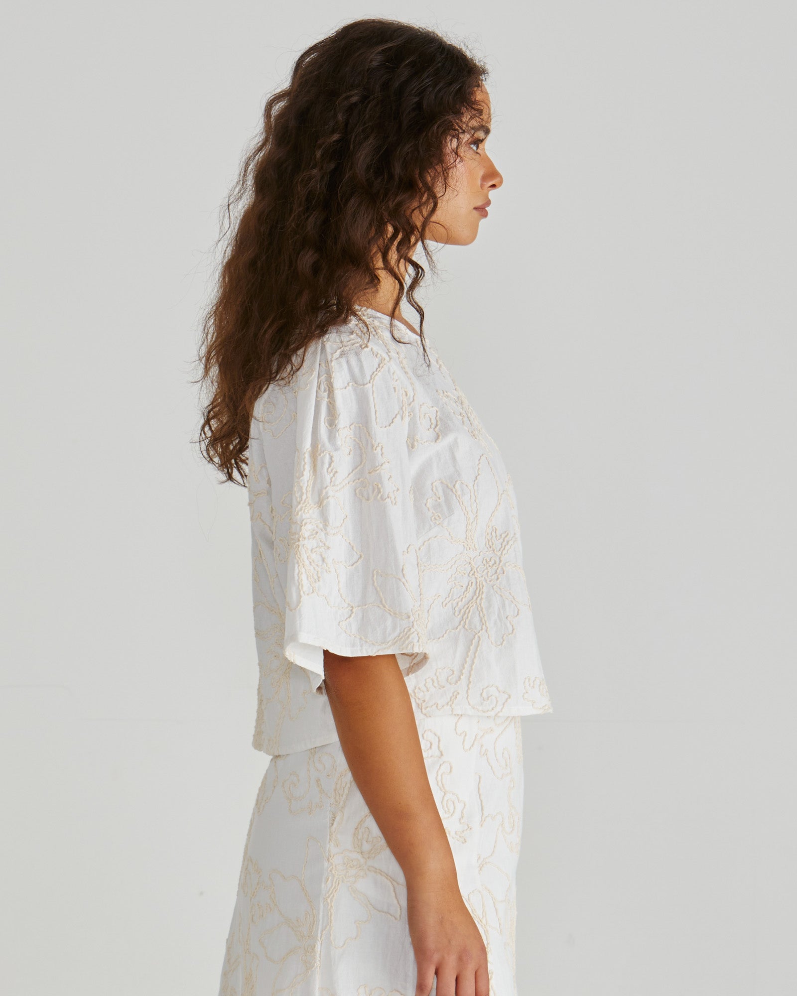 Sass Shay Top - Cream