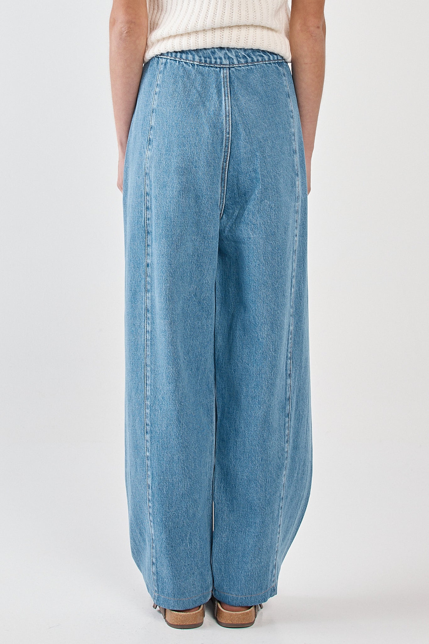 Sass Aveline Barrel Leg Jean - Classic Blue
