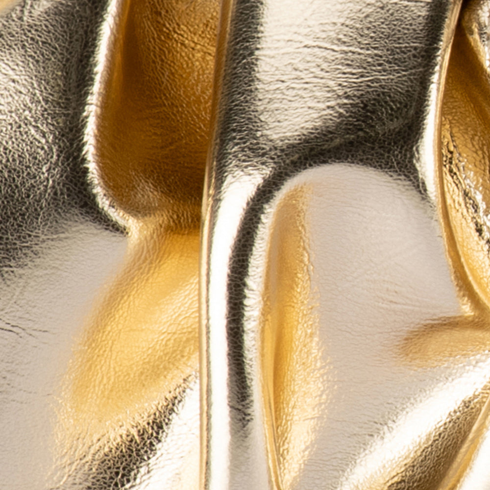 Olga Berg Betty Metallic Clutch - Gold