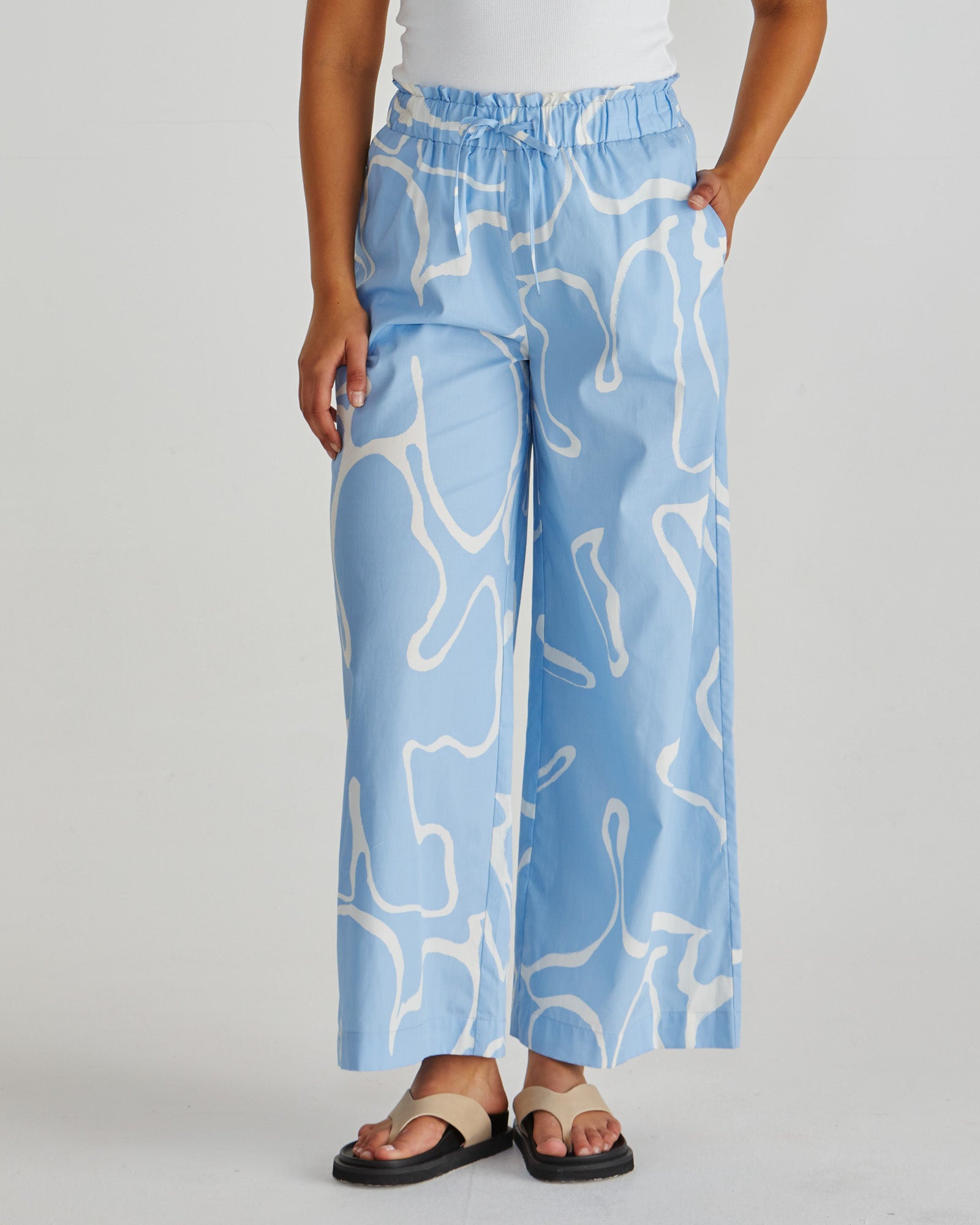 Sass Tilda Pant - Abstract Daisy