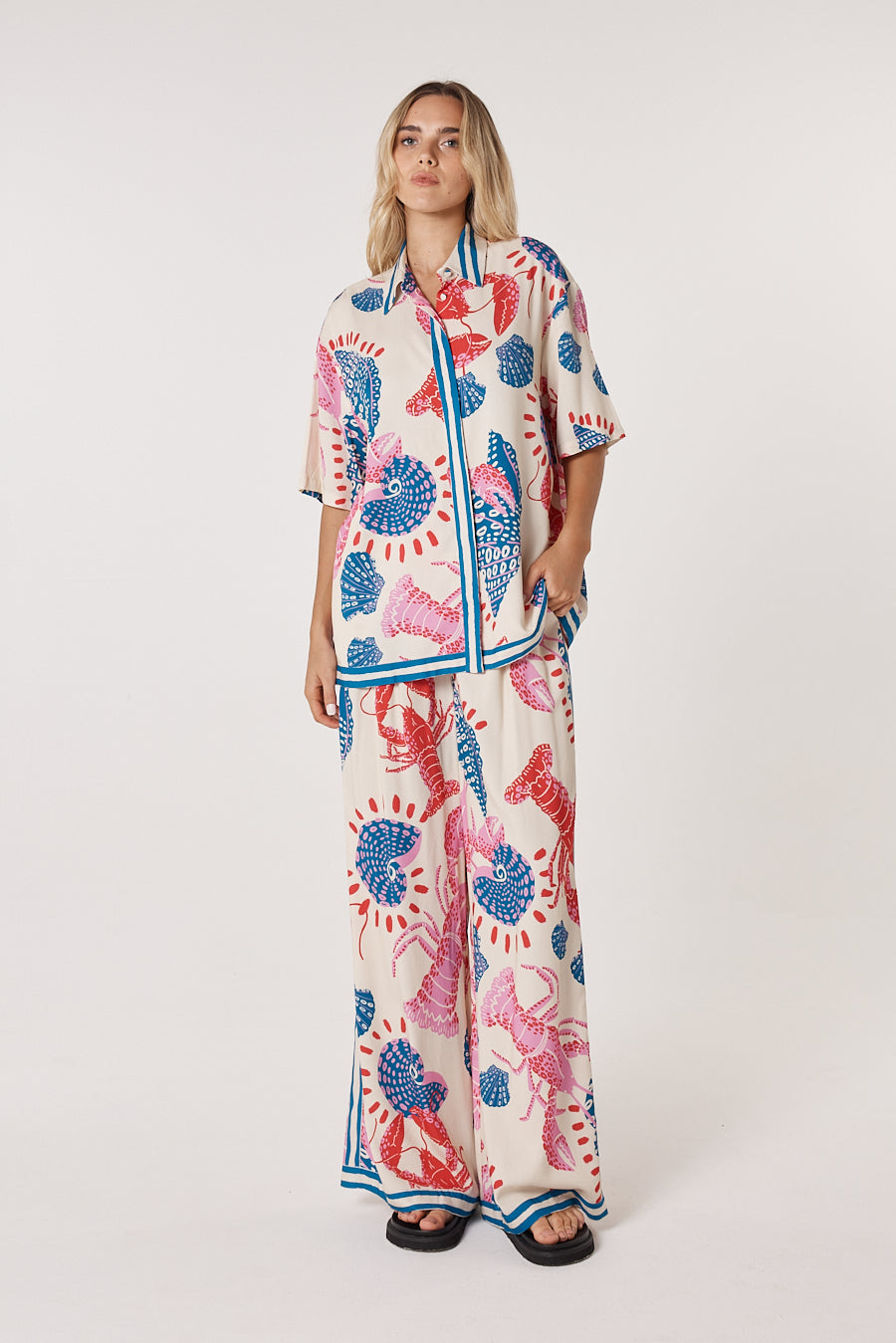 Fate+Becker Soleil Shirt - Lobster