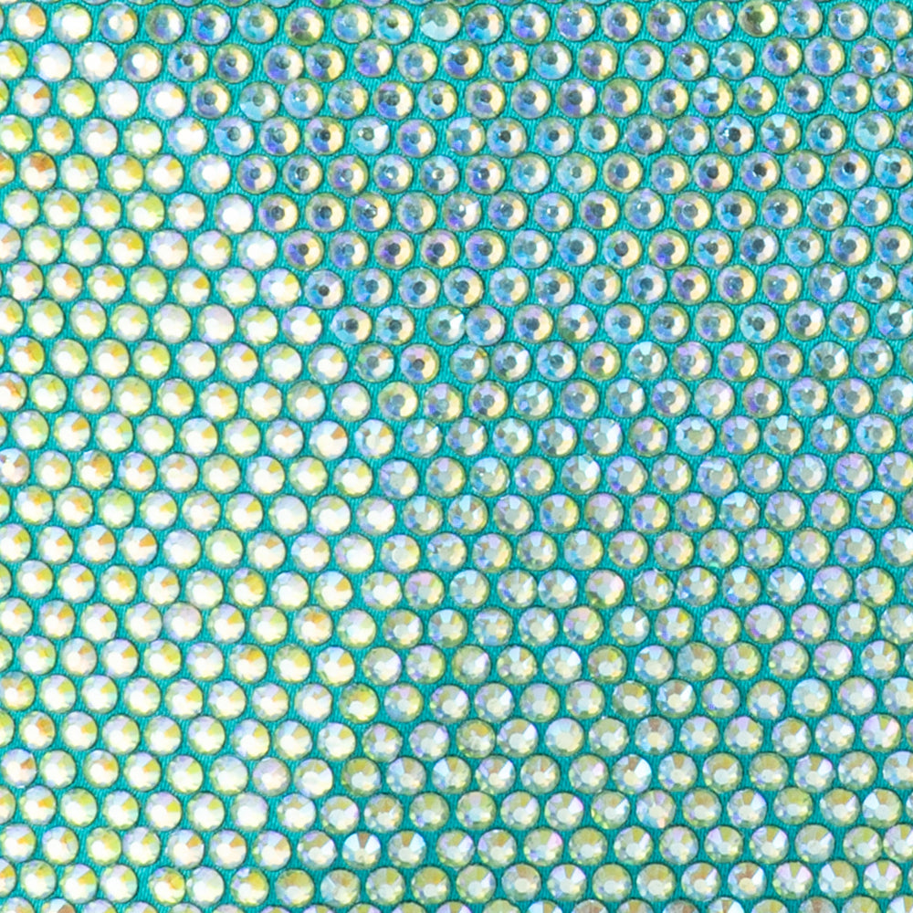 Olga Berg Edith Iridescent Clutch - Green