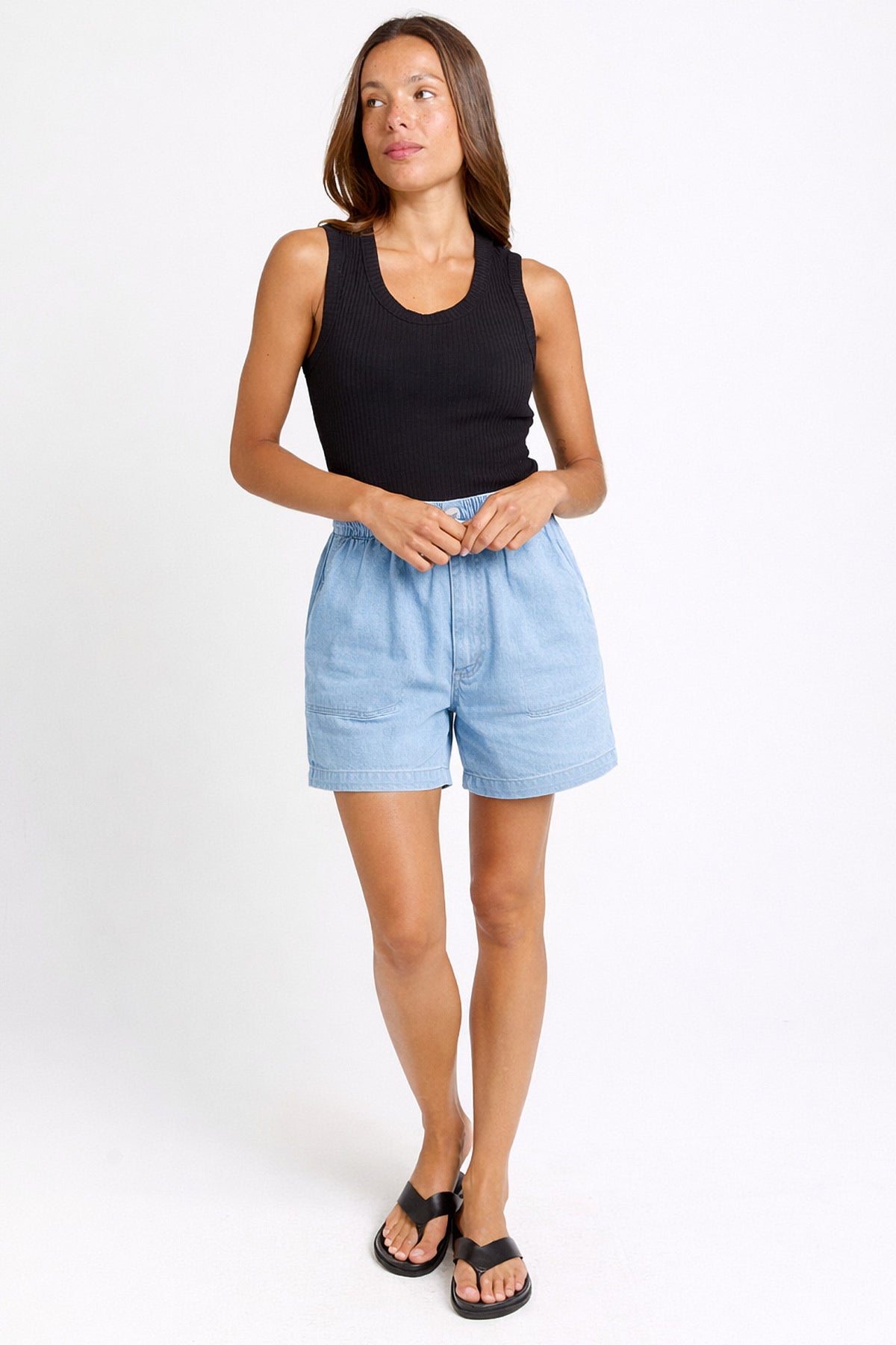 Betty Basics Drew Denim Short - Medium Wash