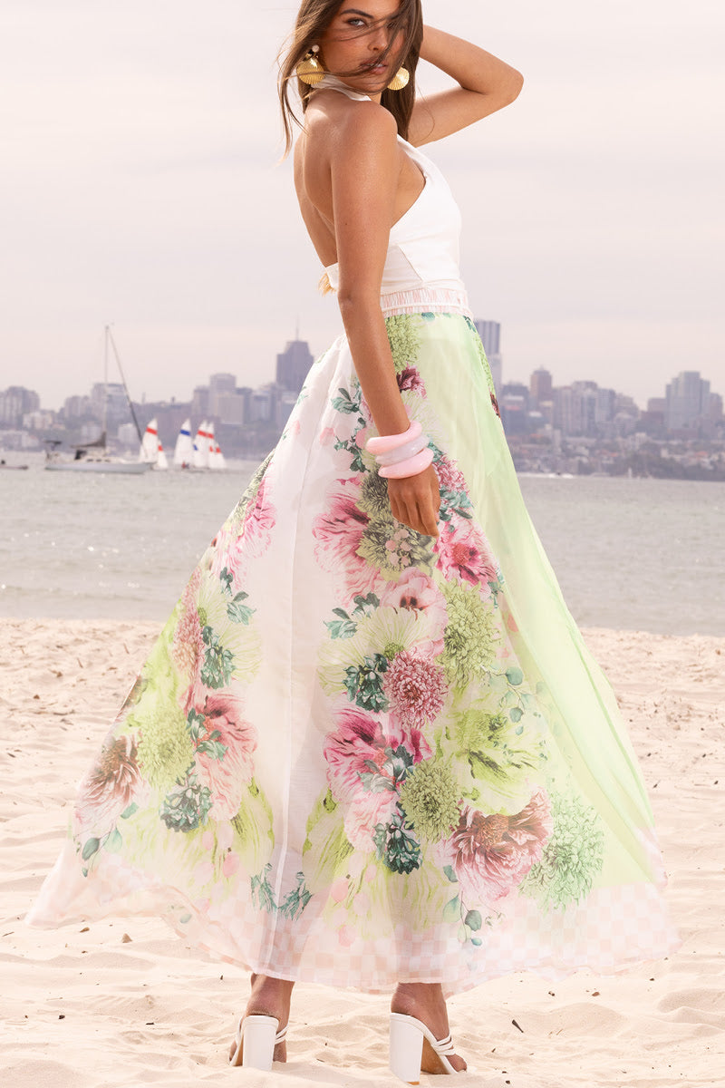 Mia Milani Sorbet Symphony Maxi Skirt