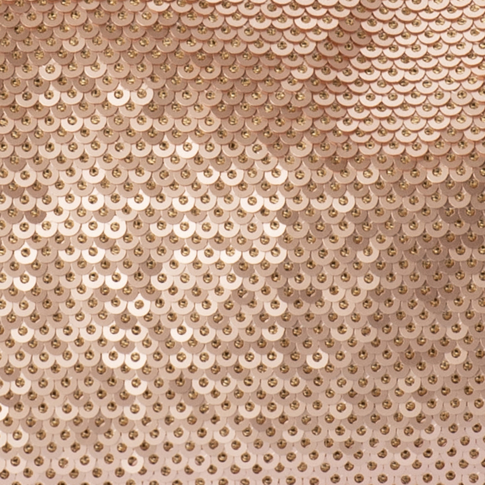 Olga Berg Zephyr Sequin Clutch - Blush