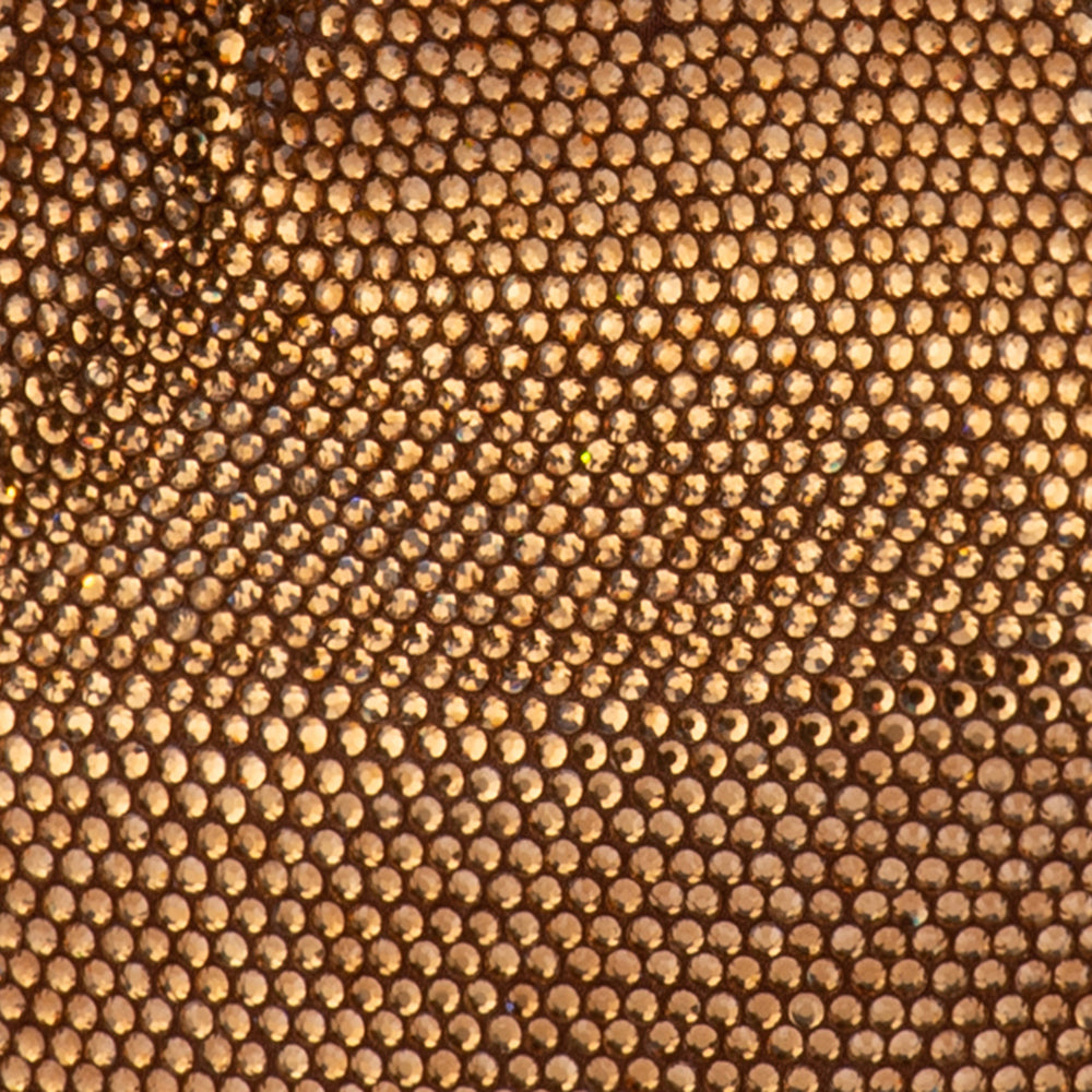 Olga Berg Mabel Crystal Top Handle Bag - Copper