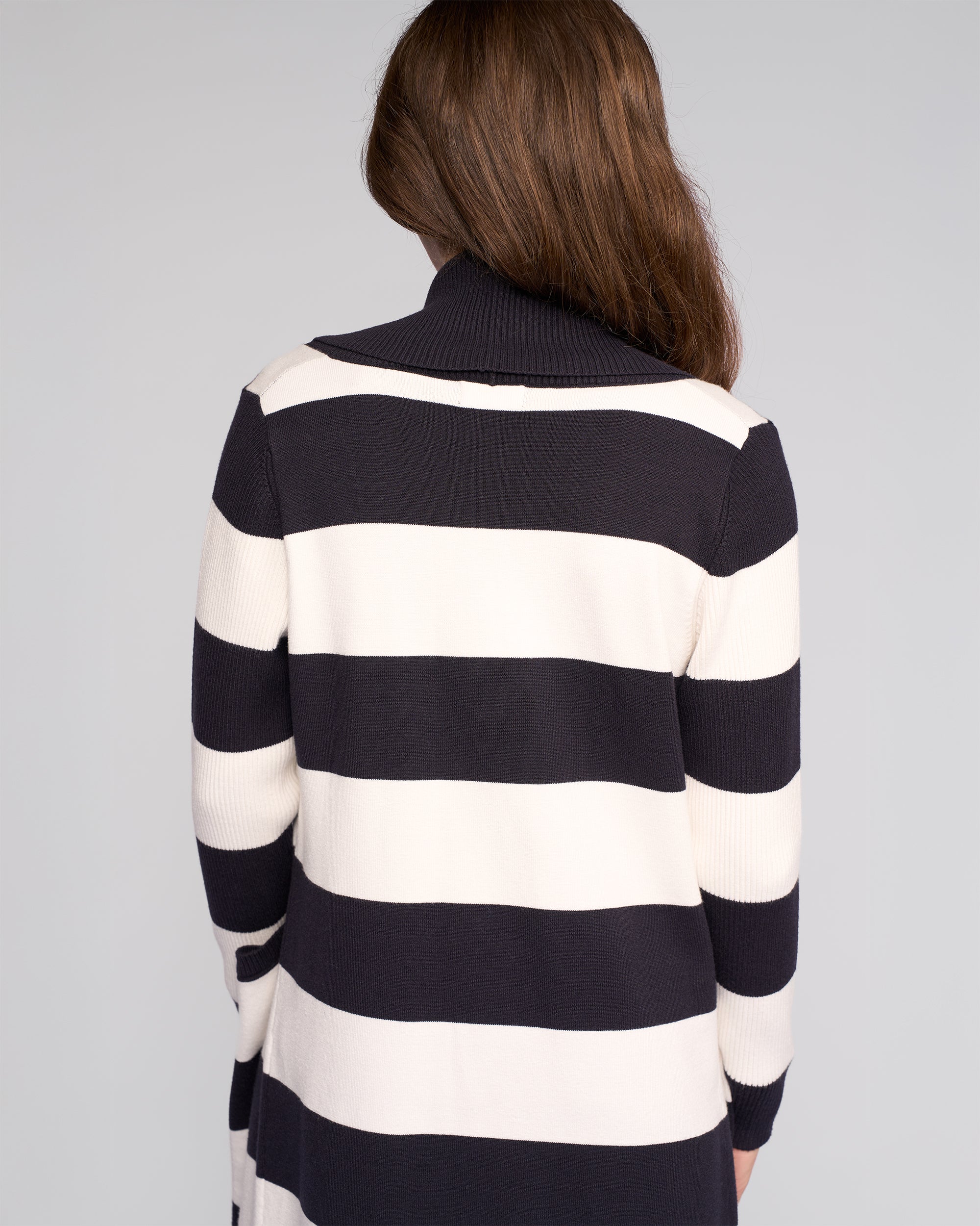 Vassalli Downtown Cardi - Ink/Winter White