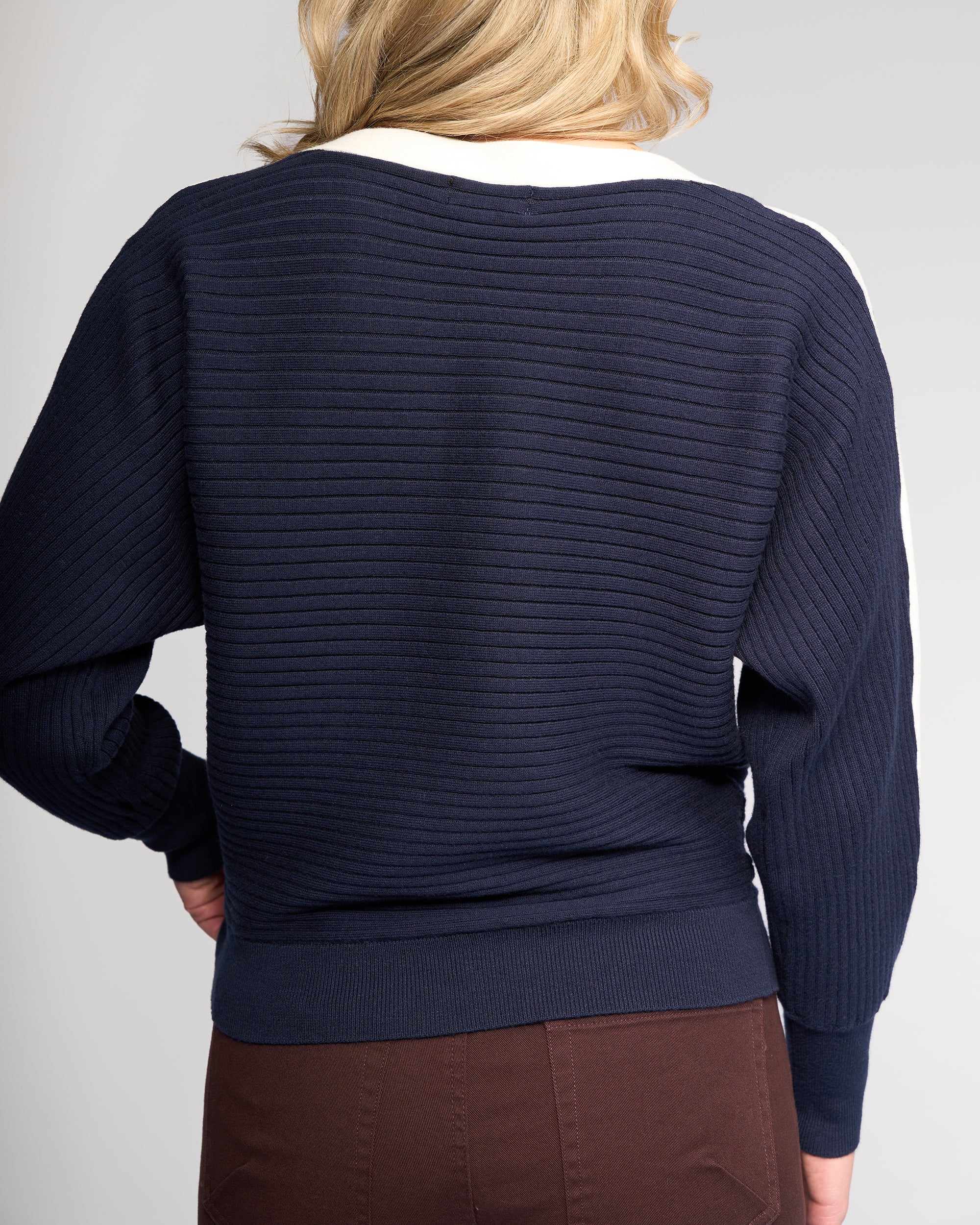 Vassalli Kiki Sweater - Ink/Winter White