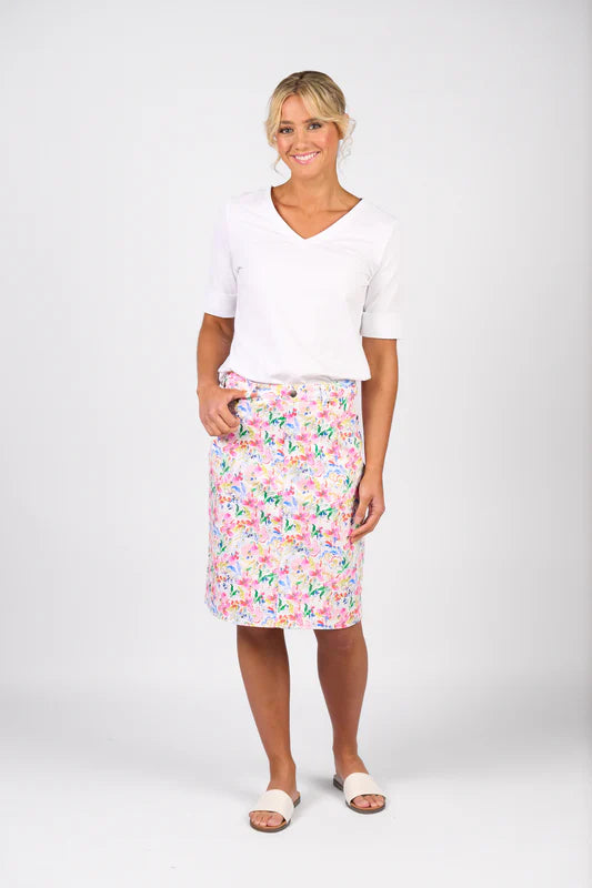 Vassalli Printed Skirt - Porto
