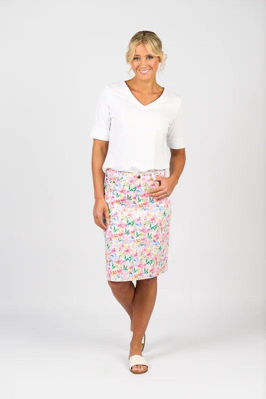 Vassalli Printed Skirt - Porto