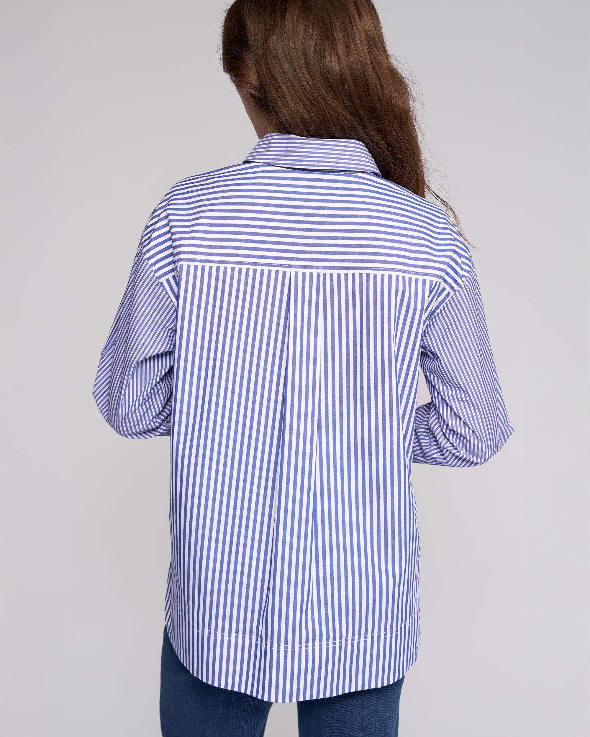 Vassalli Chart Shirt - Blue Stripe