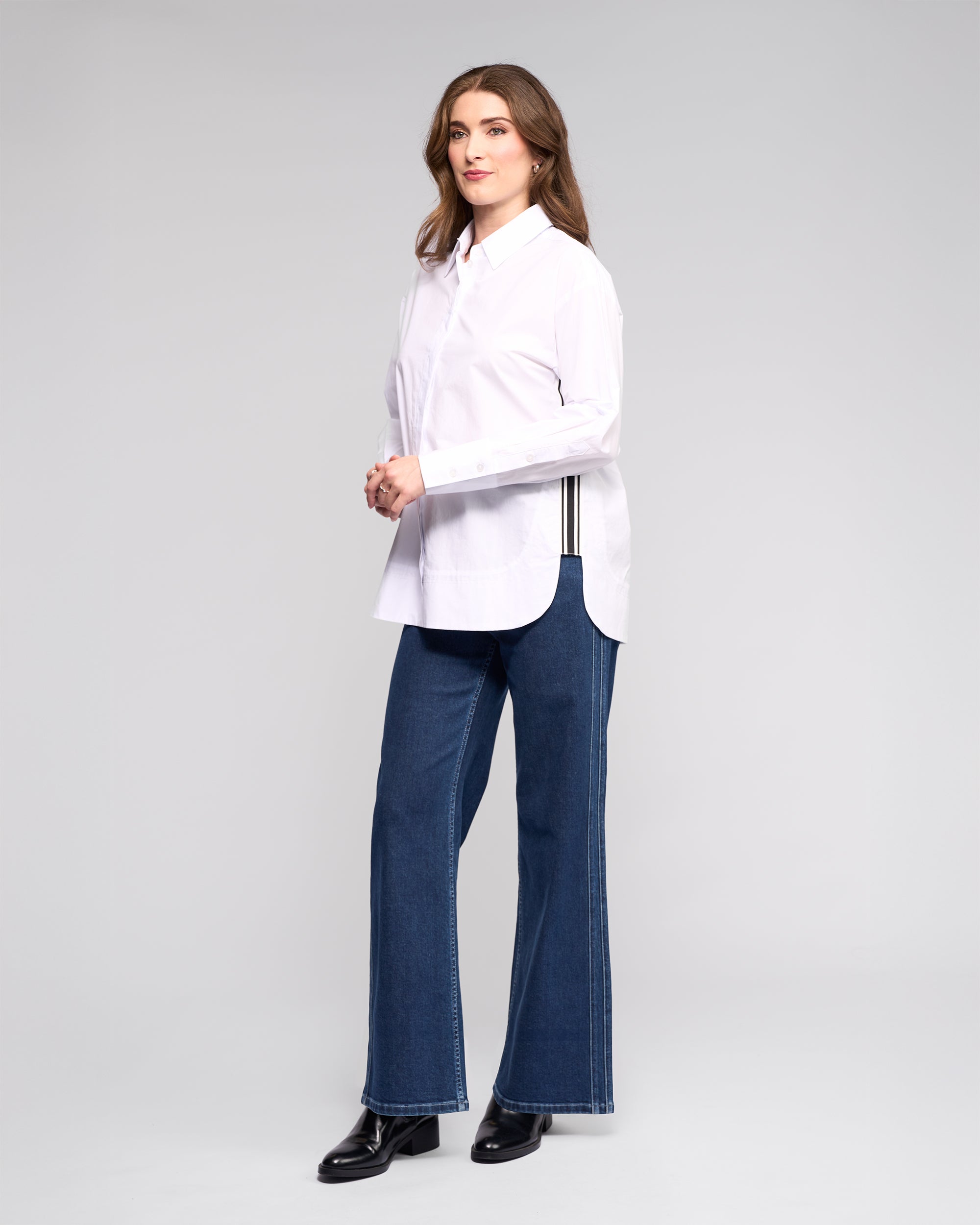 Vassalli Chart Shirt - White