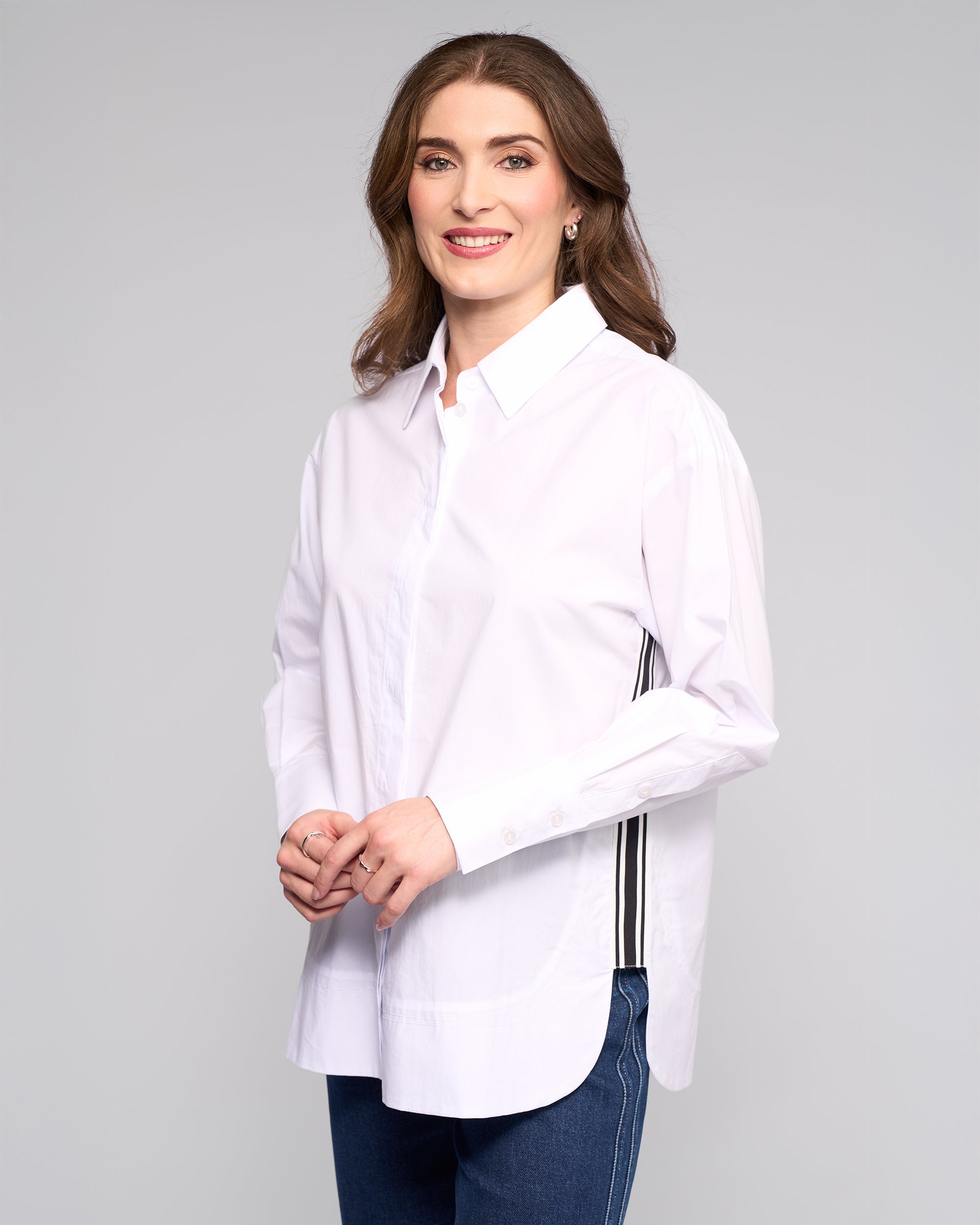 Vassalli Chart Shirt - White