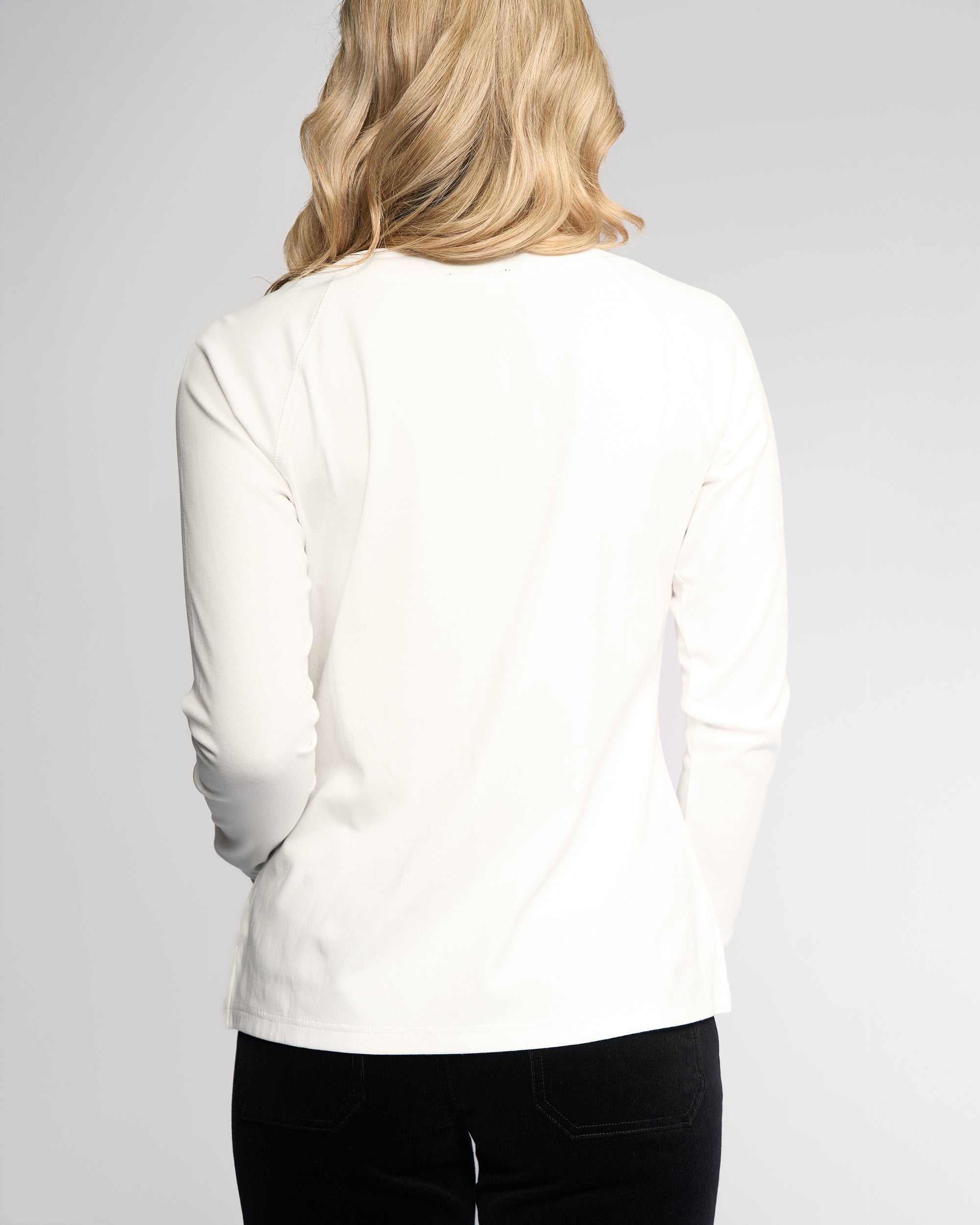 Vassalli Key Knit Top - Winter White