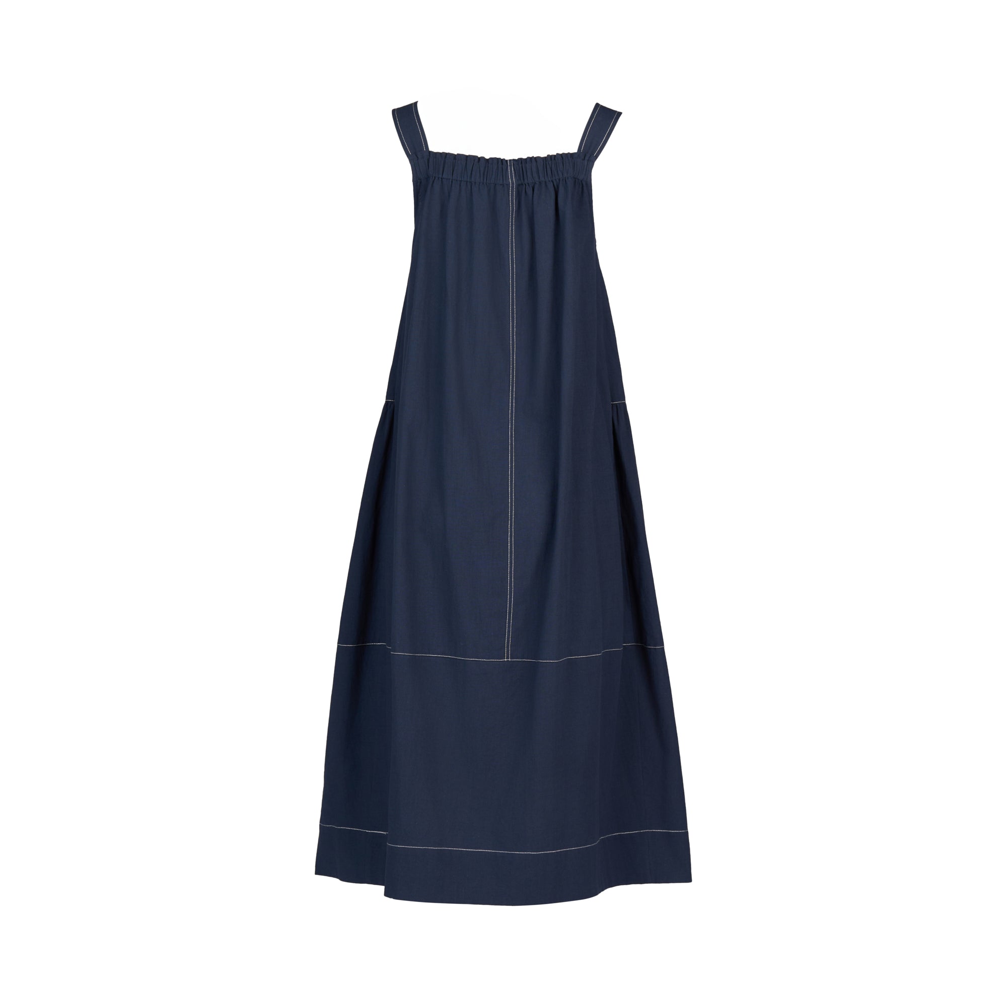 Vassalli Sleeveless Balloon Dress - Ink