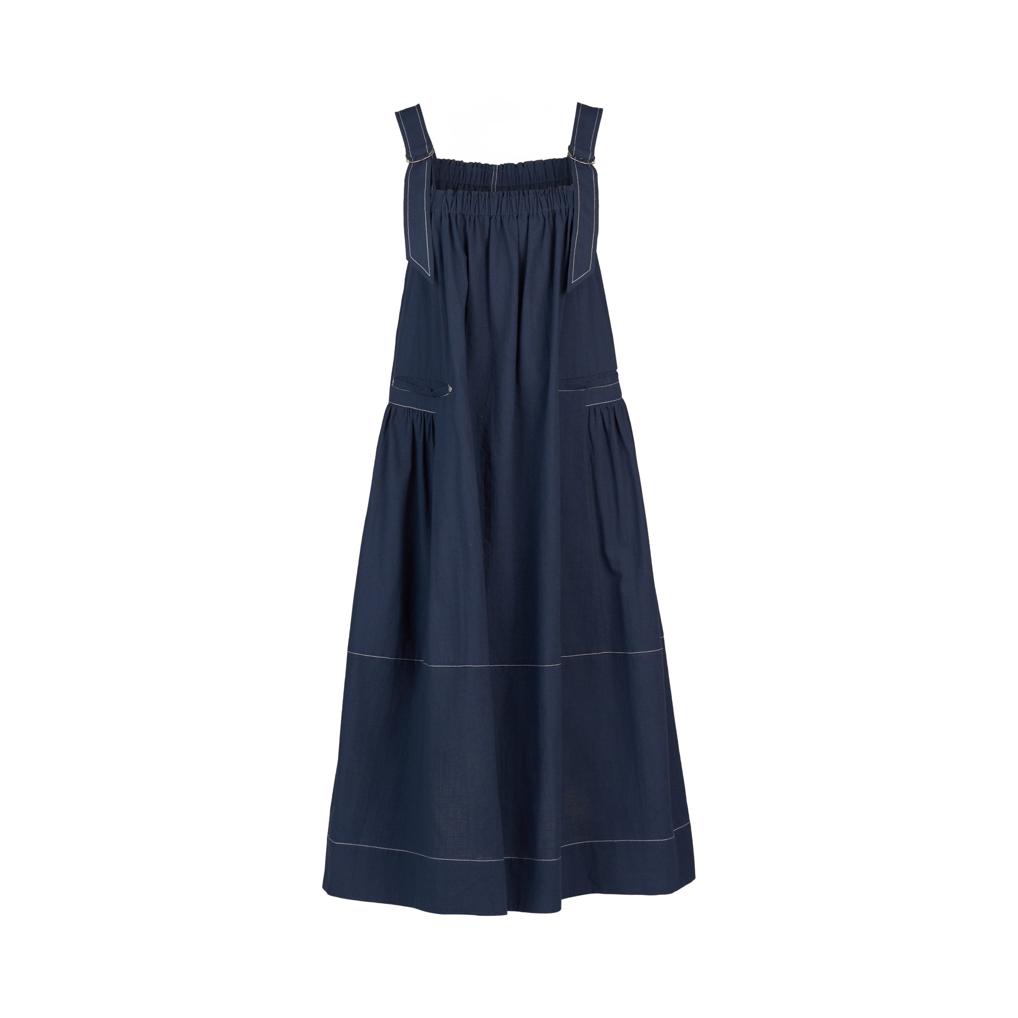 Vassalli Sleeveless Balloon Dress - Ink