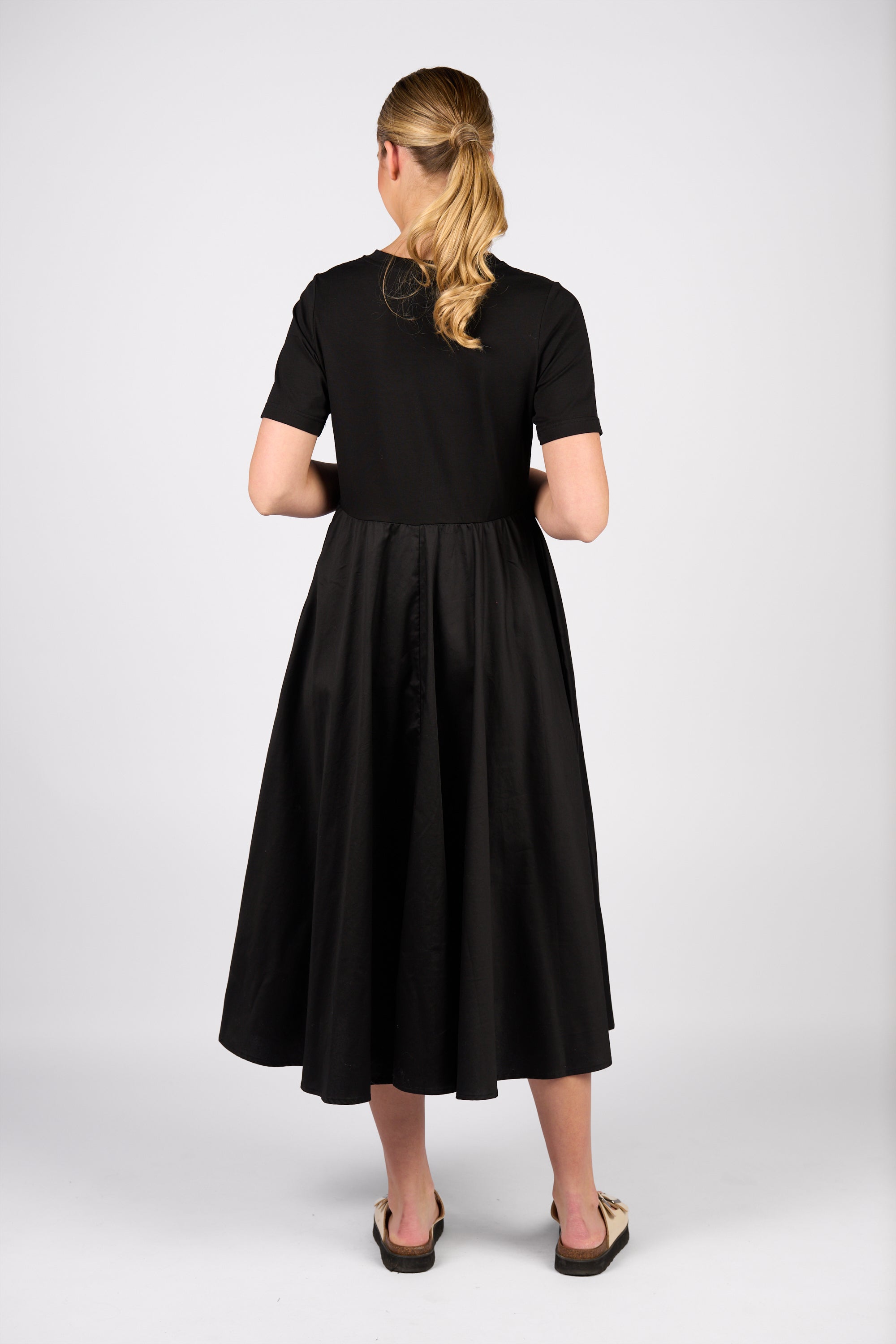 Vassalli T-Shirt Dress - Black