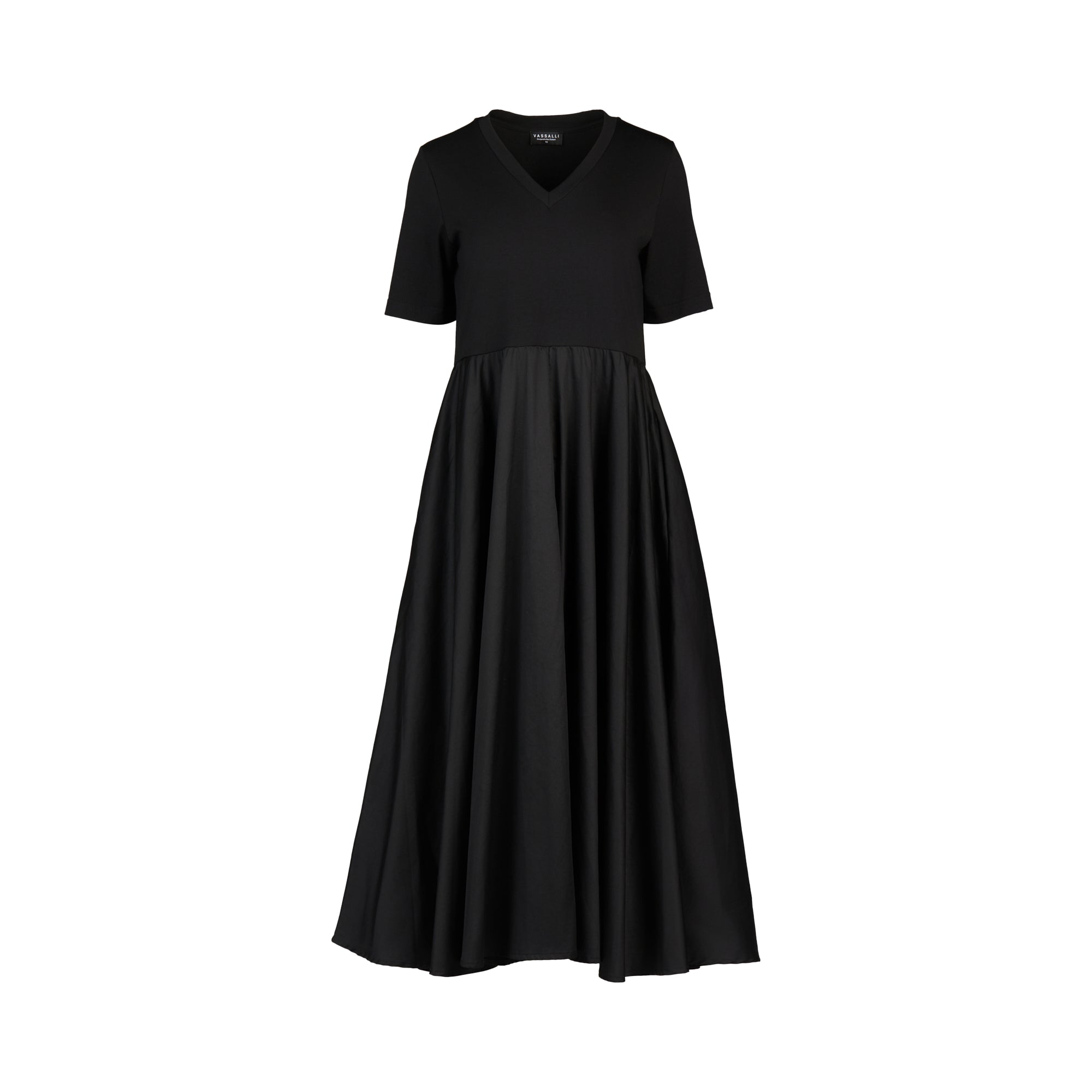 Vassalli T-Shirt Dress - Black