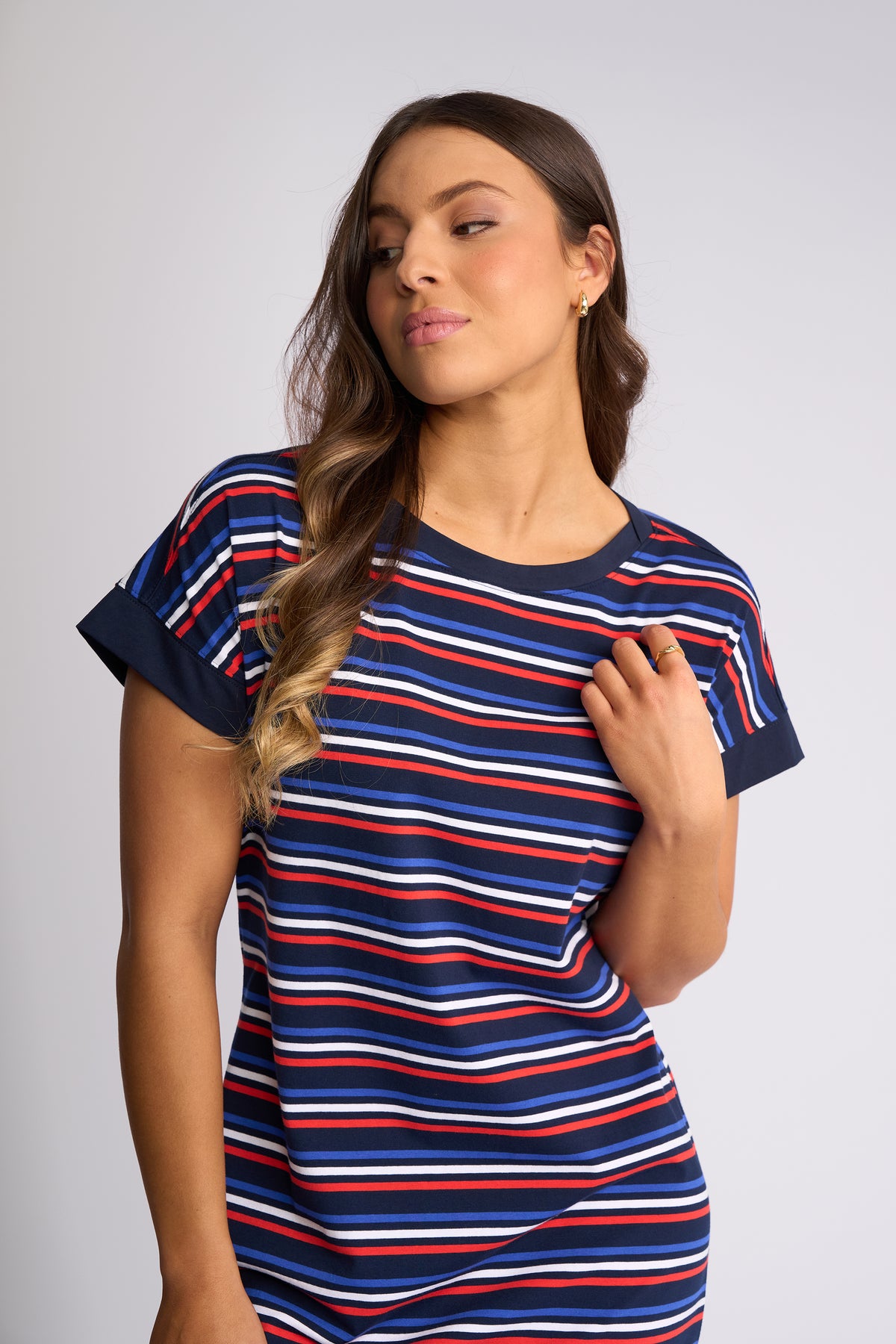 Vassalli Verona Dress - Mixed Stripe