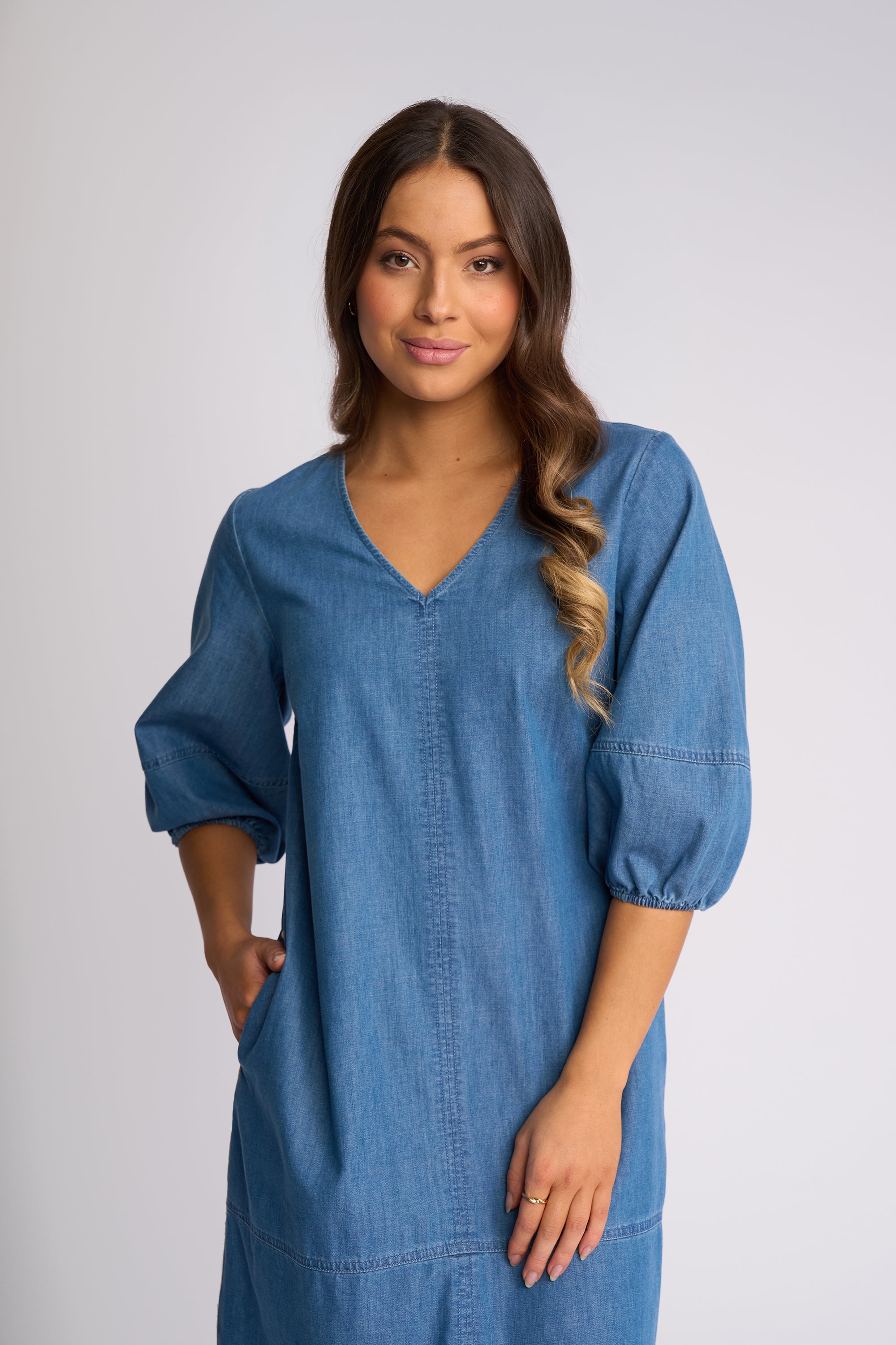 Vassalli Nevada Dress - Surf Blue